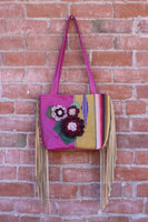 Leather & Serape Handbag