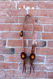 Leather Flower Headstall