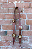 Leather Flower Headstall