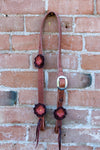 Leather Flower Headstall