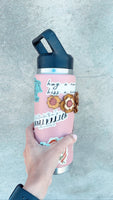 Custom Water Bottle Flowers